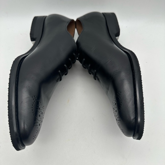 DAPPER SHOES CO. Handcrafted Genuine Leather Men's Black Oxford Leather Sz 9.5 - Picture 7 of 9